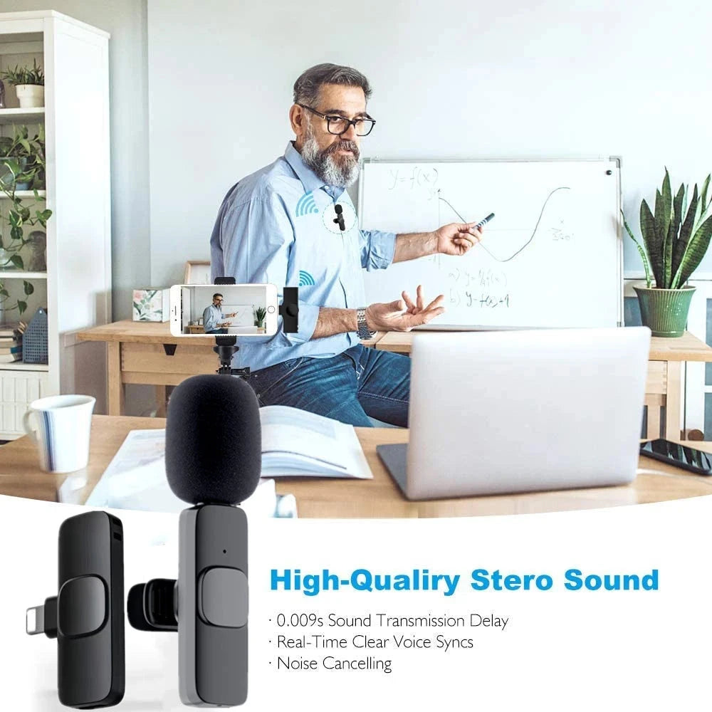 Wireless Portable Audio Video Recording Mini Mic Weeknd Shop Online