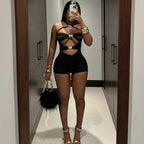 "High Paid" Sexy Hollow Out Women’s Playsuits