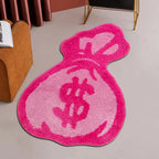 Money Bag Velvet Flat Rug