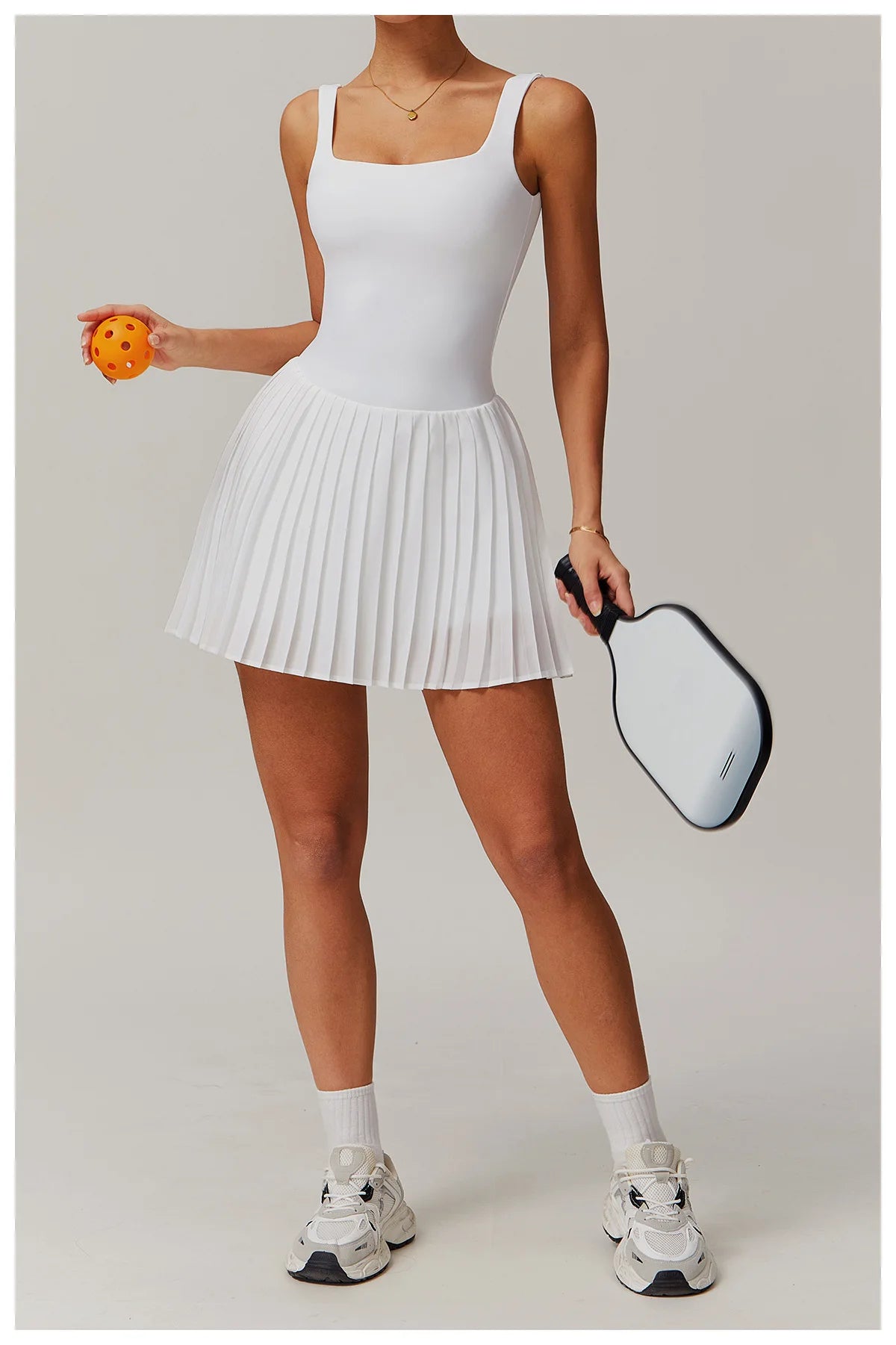 Women’s One-Piece Tennis Skirt Dress