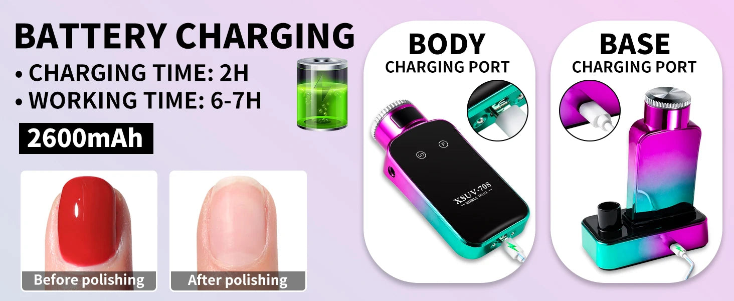 Professional Electric Nail Drill Machine