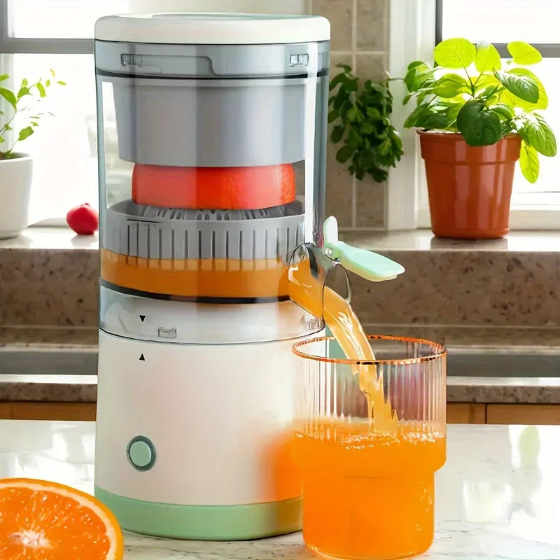 Portable Electric Citrus Juicer – USB Rechargeable Fruit Squeezer