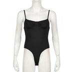 Sexy Spaghetti Strap Bodysuit