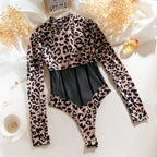 Leopard Mesh Long Sleeve