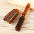 Foldable Hair Comb Portable Boar Bristle Hair Brush Weeknd Shop Online
