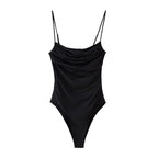Classy Lady Dinner Thin Strap Bodysuit