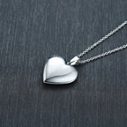 Heart Shaped Photo Locket Pendant
