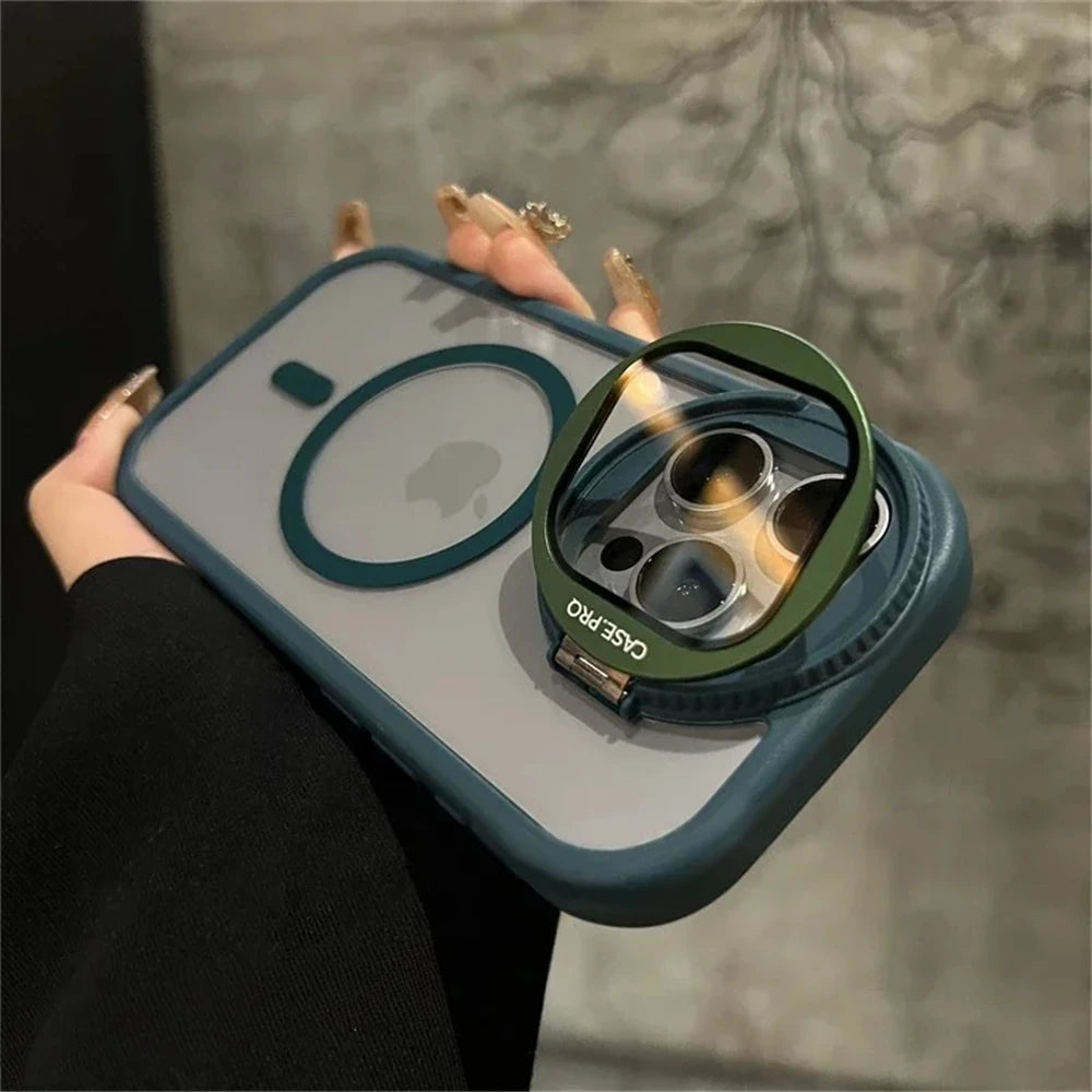 Camera Lens Protection Flip Bracket Stand for MagSafe Magnetic Case