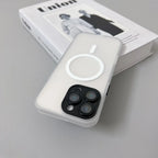Magnetic Luxury Matte Translucent Armor Shockproof Case