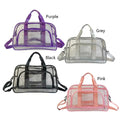 Transparent PVC Fitness Travel Bag Weekend Shade Sunglasses