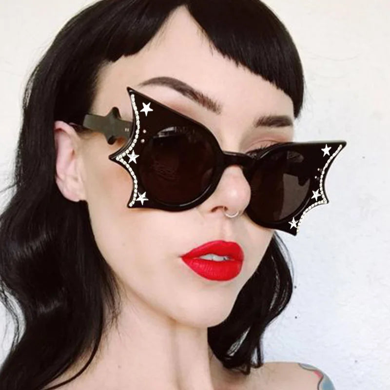 Women's Bat Shape Sunglasses