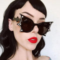 Women's Bat Shape Sunglasses