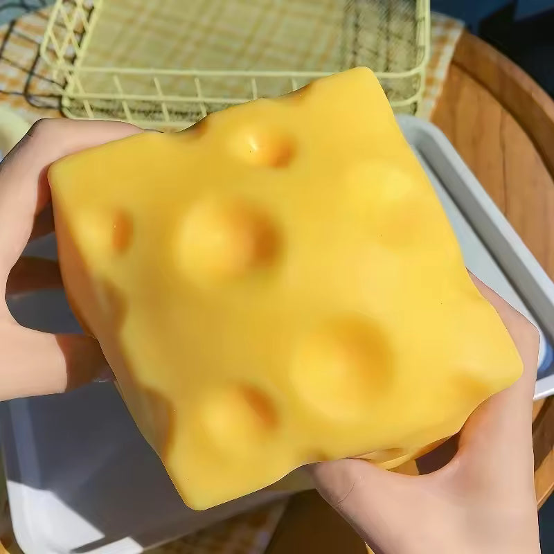 Giant Cheese Squishy Fidget Toy