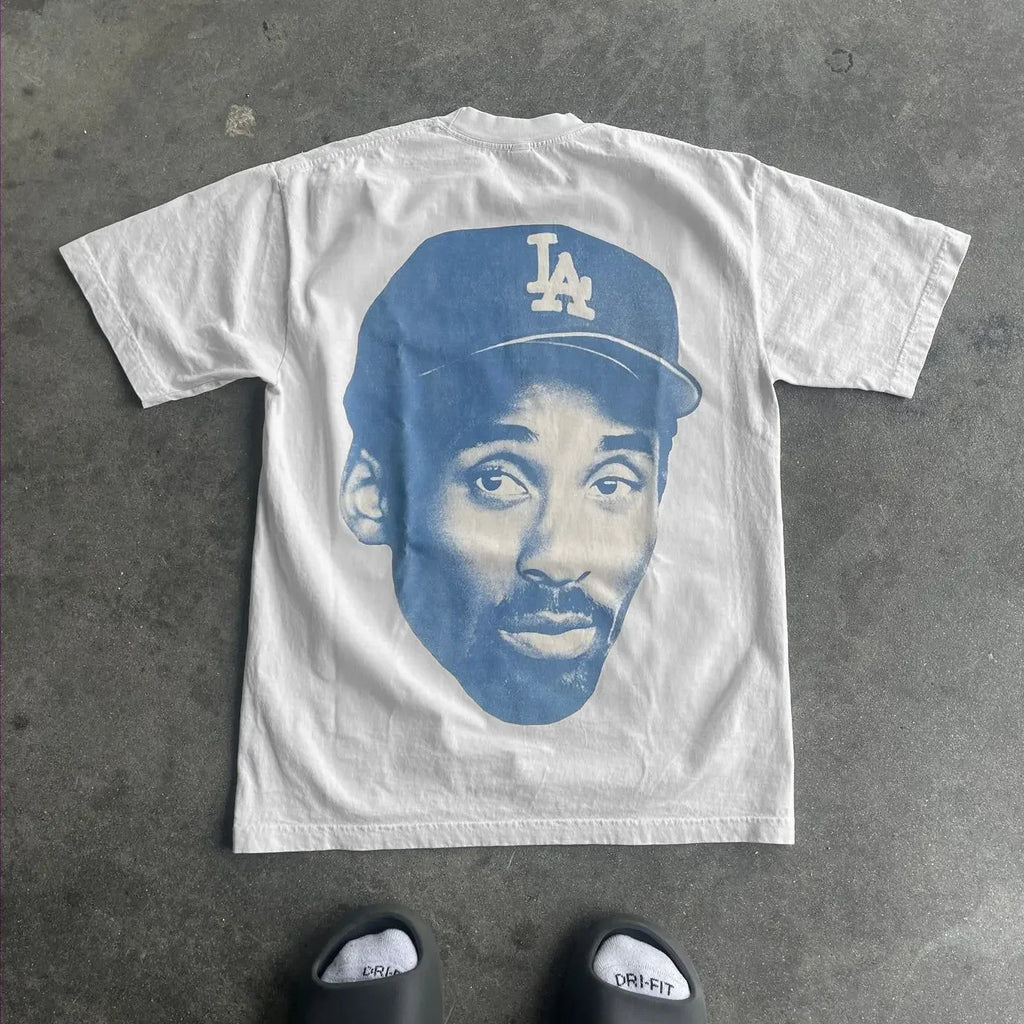 Basketball 8 Print Oversized Vintage T-Shirt