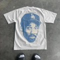 Basketball 8 Print Oversized Vintage T-Shirt Weeknd Shop Online