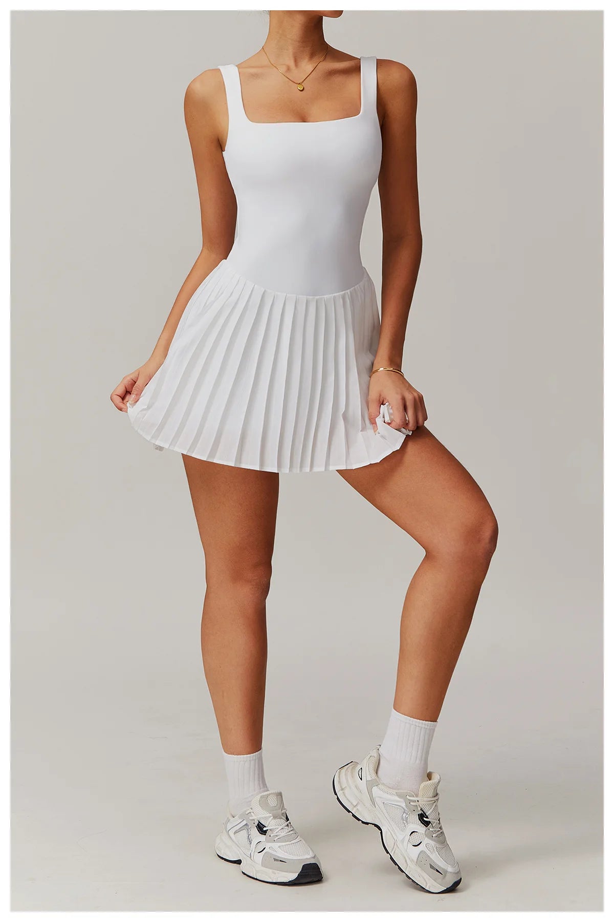 Women’s One-Piece Tennis Skirt Dress