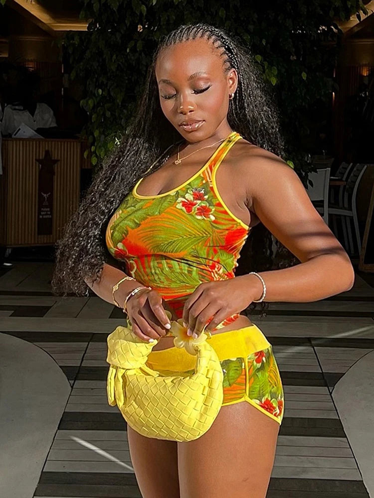 "Flyin Everywhere" 2-Piece Tank Top + Shorts Set