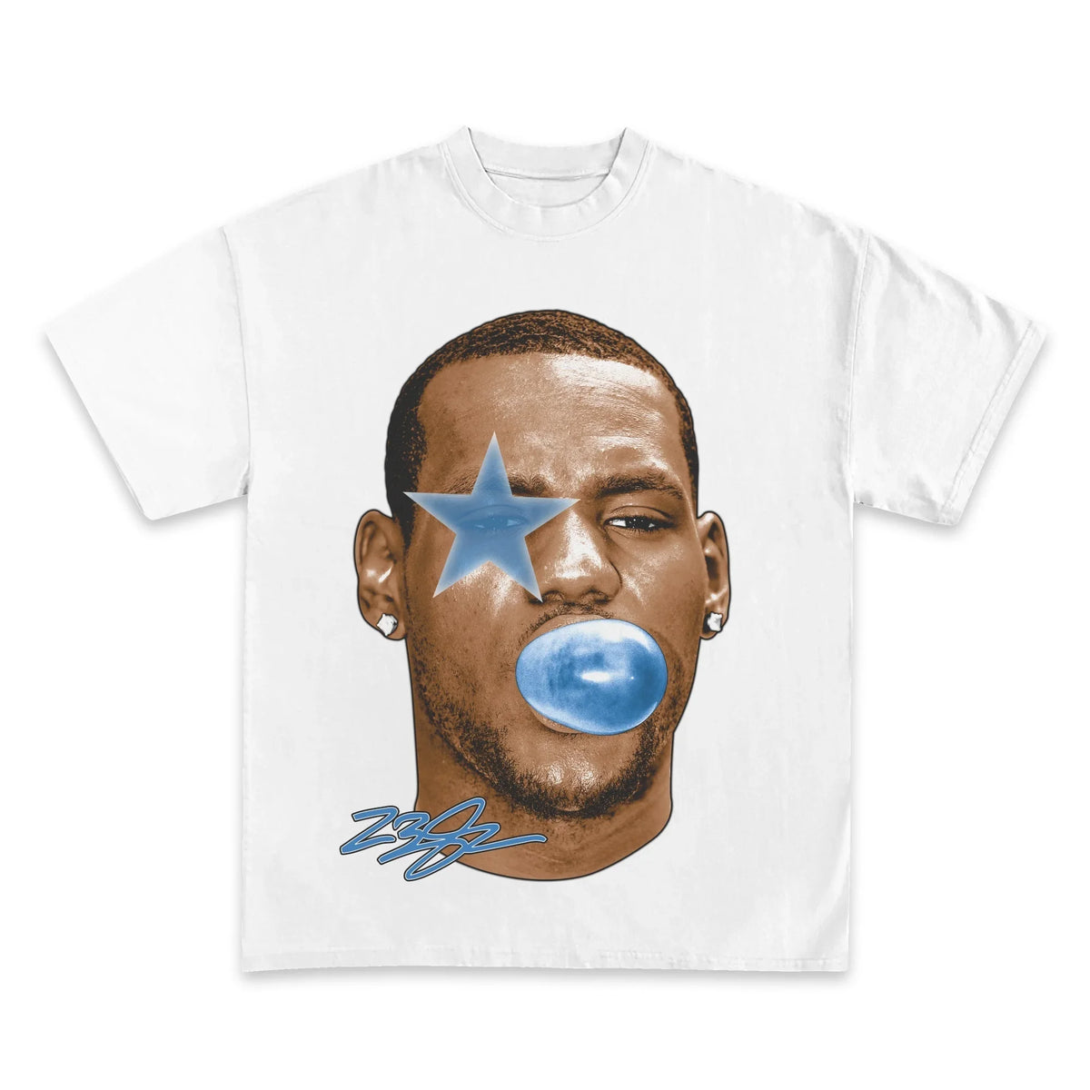 Lebron Star Basketball Star Streetwear Vintage Style T-Shirt Black