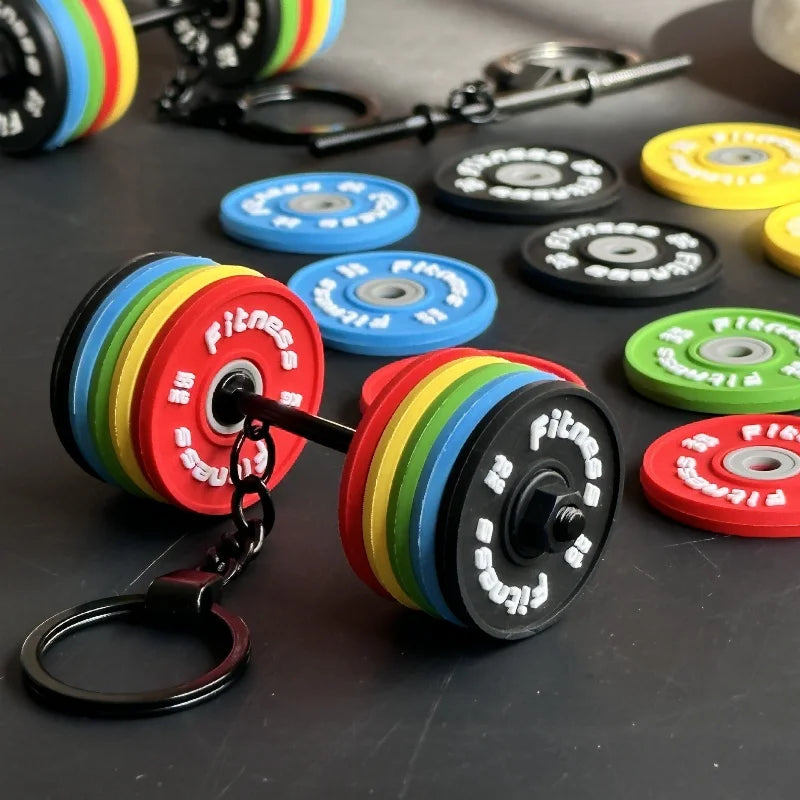 DIY Silicone Barbell Keychain – The Perfect Gift for Gym Lovers