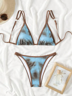 "Wild Card" Women's Classic Triangle Bikini Set