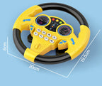 Infant Shining Simulation Steering Wheel Toy