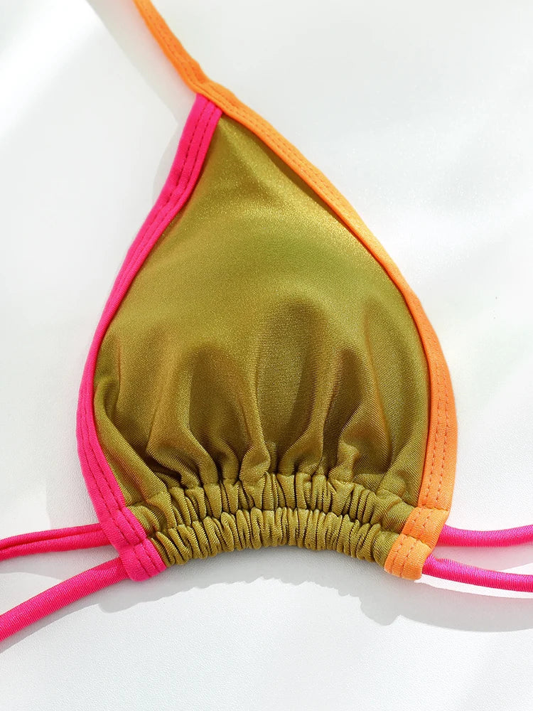 "Piper" Pipe Down Micro Bikini
