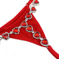 Love Red Bikini Thong With Rhinestone Inlaid Women's Body Chain Weeknd Shop Online