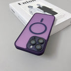 Magnetic Luxury Matte Translucent Armor Shockproof Case