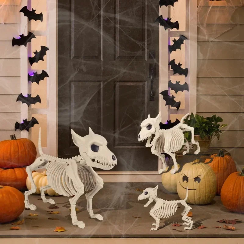 Halloween Little Wolf Skeleton Decoration – Indoor & Outdoor Ornament