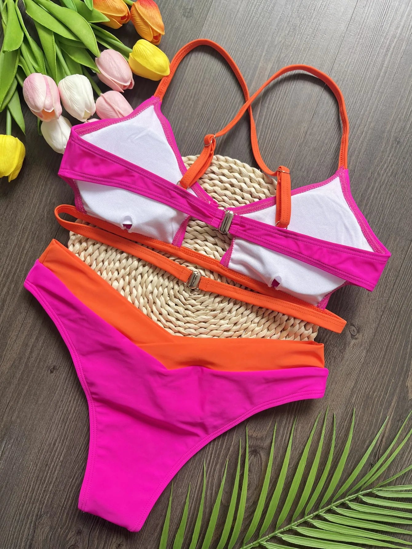 Women’s Two-Piece Triangle Thong Swimsuit