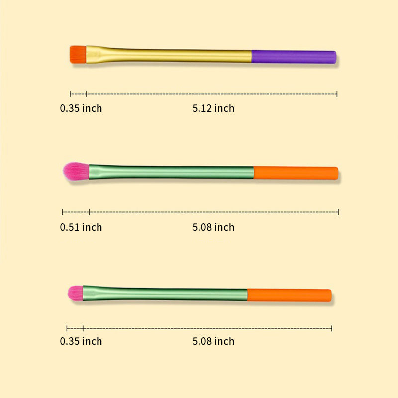 IVY  15-Piece Colorful Makeup Brush Set