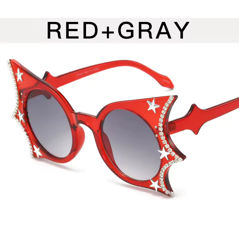 Women's Bat Shape Sunglasses