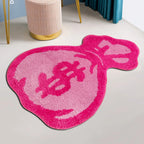 Money Bag Velvet Flat Rug