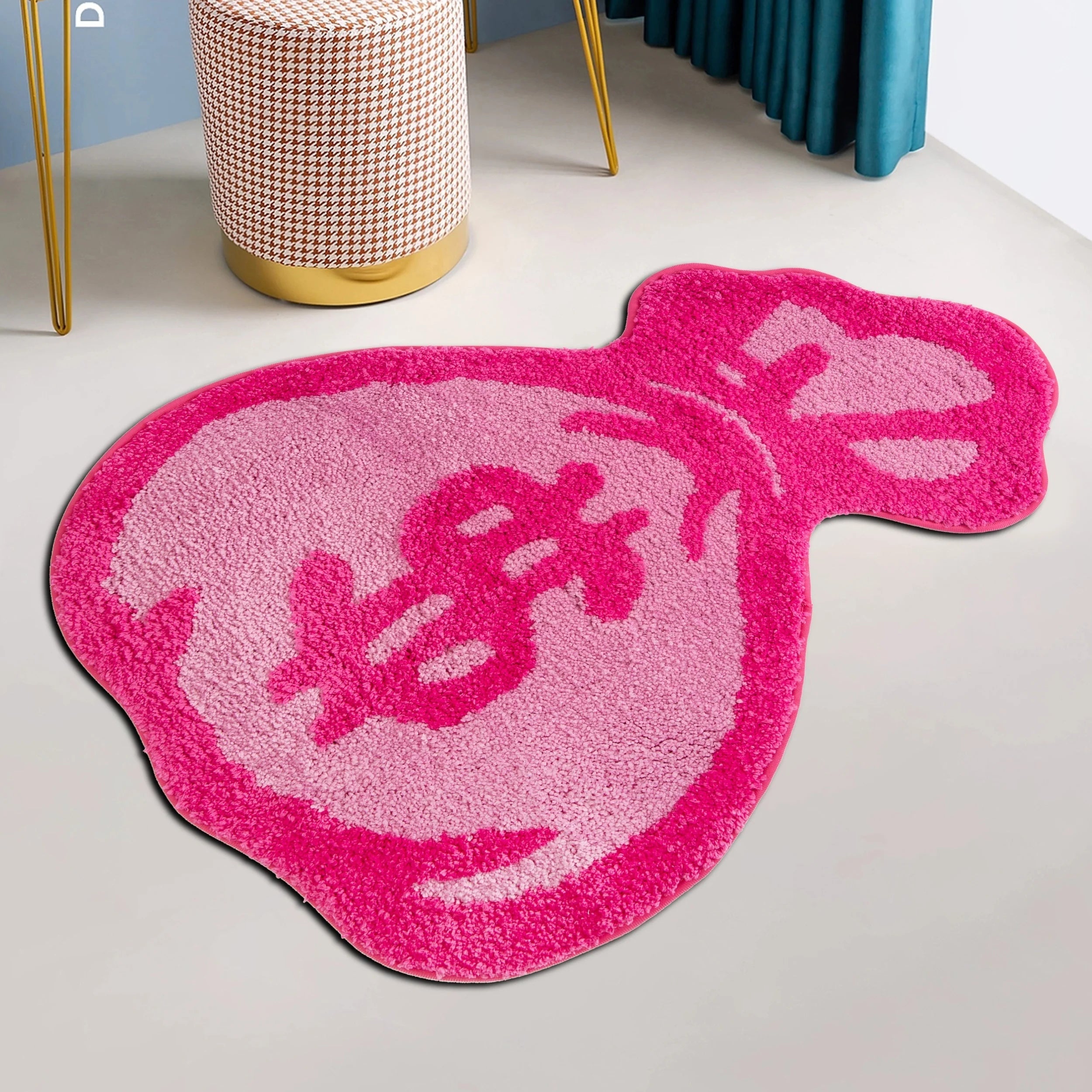 Money Bag Velvet Flat Rug