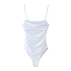 Classy Lady Dinner Thin Strap Bodysuit