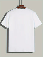 Men’s Funny Dog First Print Cotton T-Shirt