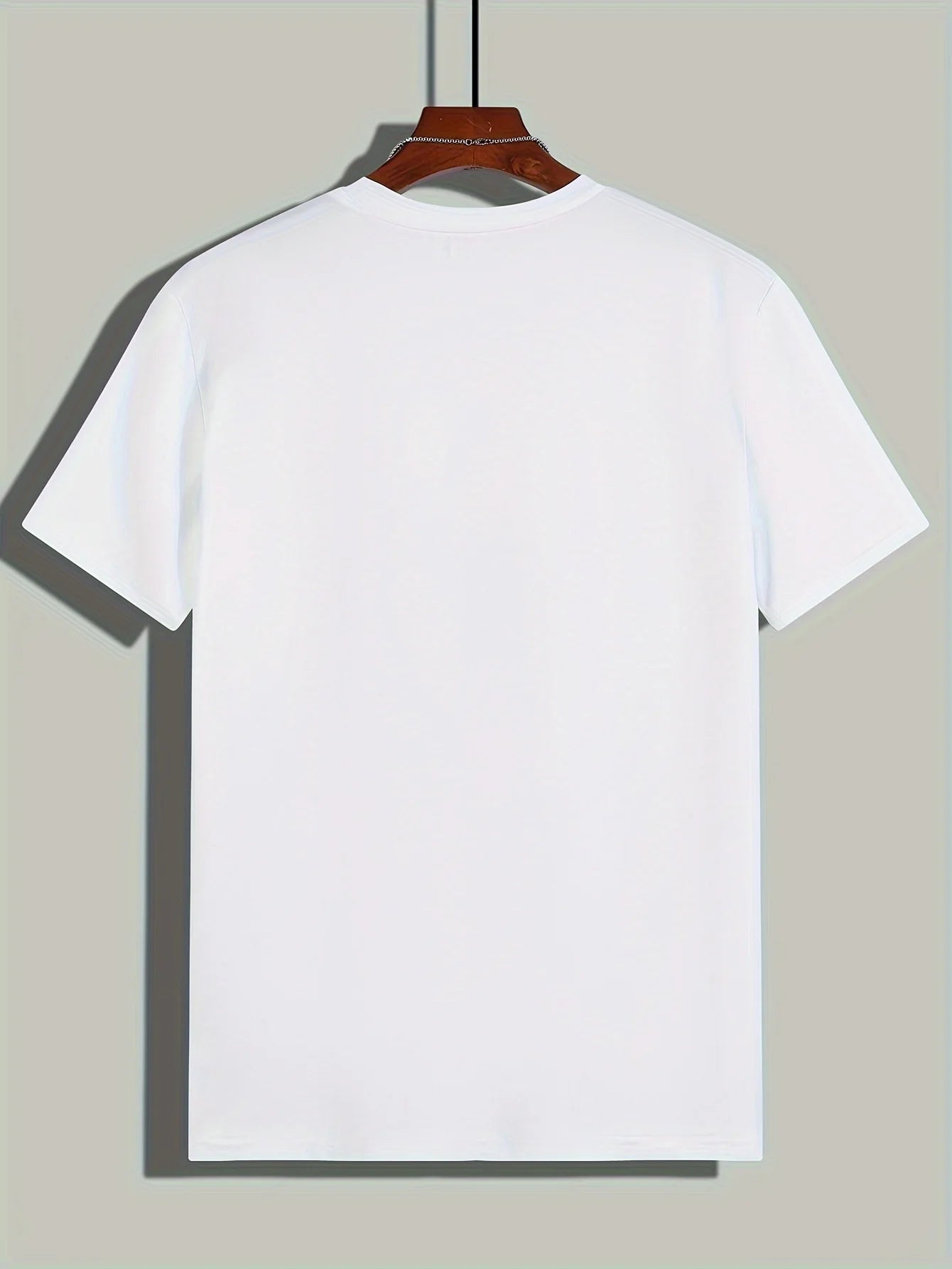 Men’s Funny Dog First Print Cotton T-Shirt