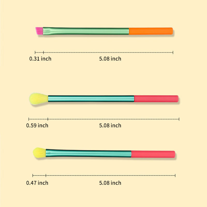 IVY  15-Piece Colorful Makeup Brush Set