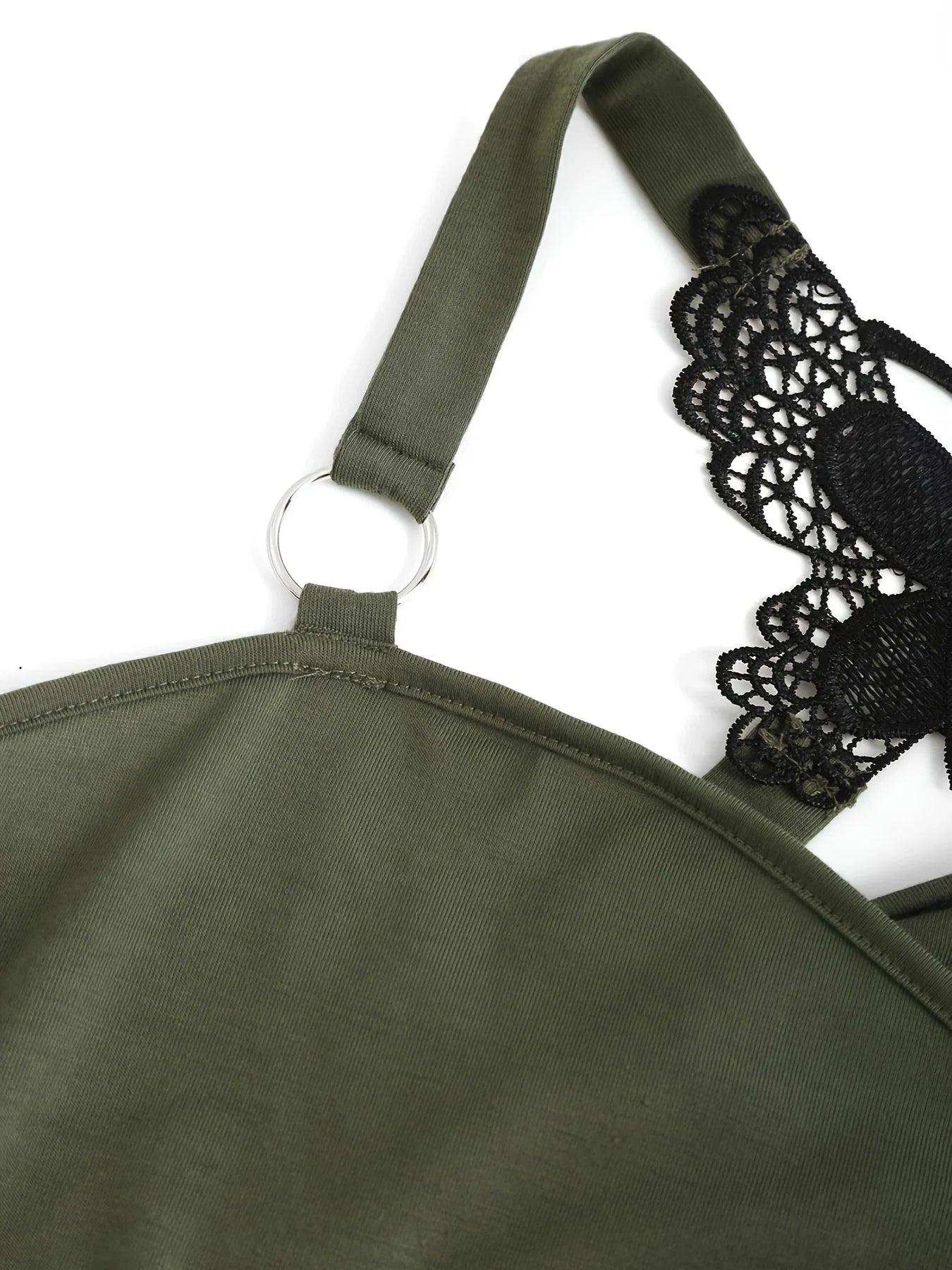 Women's Butterfly Suspender Pleated Top