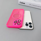 Magnetic Luxury Matte Translucent Armor Shockproof Case