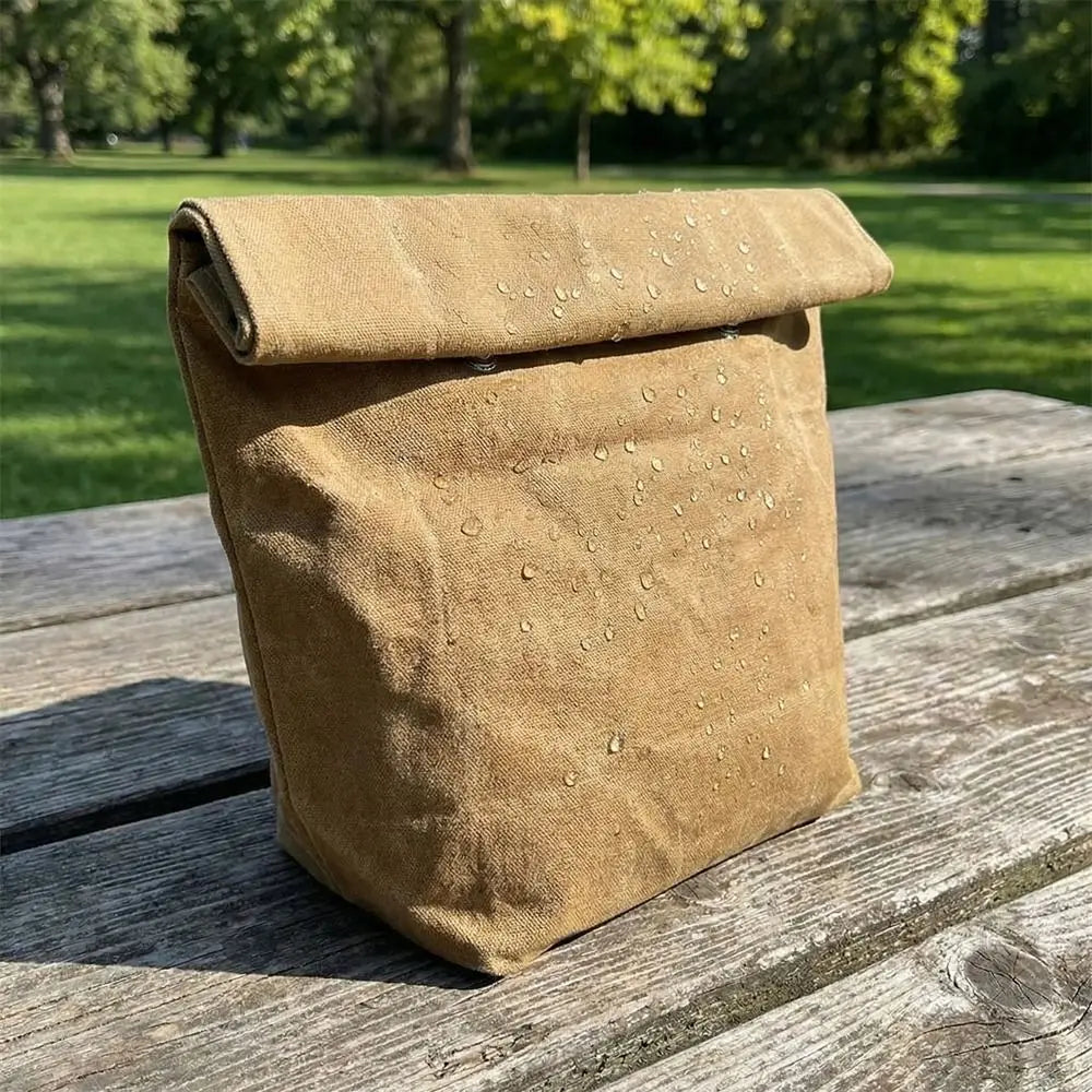 Brown Paper Style insulated Lunch Bag