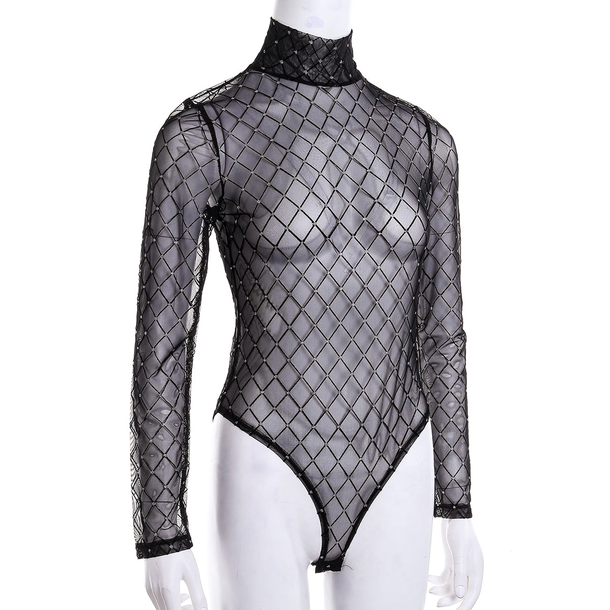 Mesh Sheer Bodysuit – Sparkle and Slay