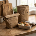 Brown Paper Style insulated Lunch Bag