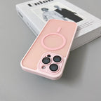 Magnetic Luxury Matte Translucent Armor Shockproof Case