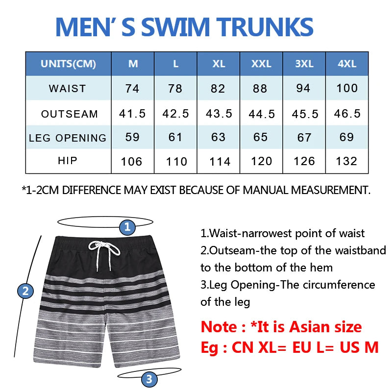 Men’s Pineapple Sunrise Quick-Dry Swimming Trunks