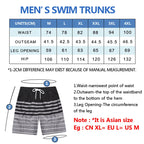Men's American Flag Print Swimwear Trunks