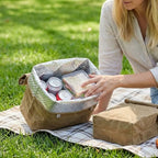 Brown Paper Style insulated Lunch Bag