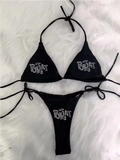 Doll Inspired Gothic Bikini Set