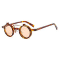 Small Round Punk Double Bridges Women Sunglasses Weekend Shade Sunglasses
