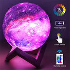 Moon Lamp Galaxy Lamp 16 Colors LED 3D Moon Light